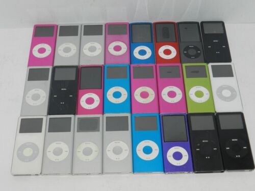 Lot de 24 iPod Apple Nano 1 Go 2 Go 4 Go 8 Go A1285 A1199 non testé - Photo 1/3