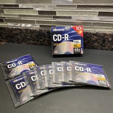  7 Sealed Memorex CD-R 700MB 80 Min 48x Multi-Speed Recordable 2002 - Open Box
