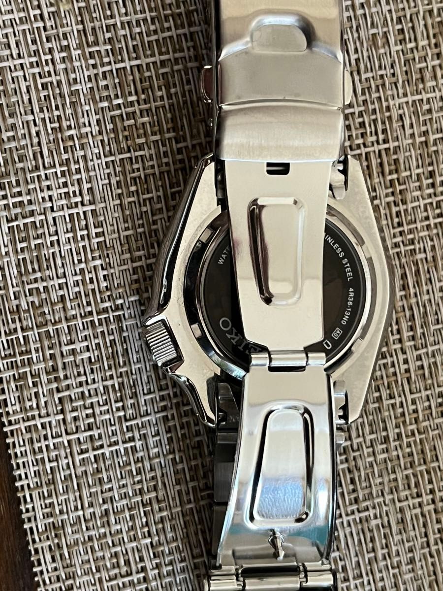 Seiko 5 Sports 4R36-13N0 SRPJ45K1 Stainless Steel Day Date