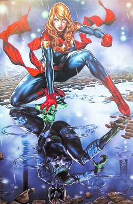 CAPTAIN MARVEL #9 - MARK BROOKS VIRGIN VARIANT   KEY DOCTOR MINERVA NM+