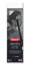 Derwent Artists Matite da Disegno Tono Bianco e Nero Set di 6 Latte