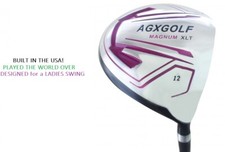 AGXGOLF LADIES RIGHT HAND XLT 460cc 12 DEGREE DRIVER wGRAPHITE SHAFT HEAD COVER