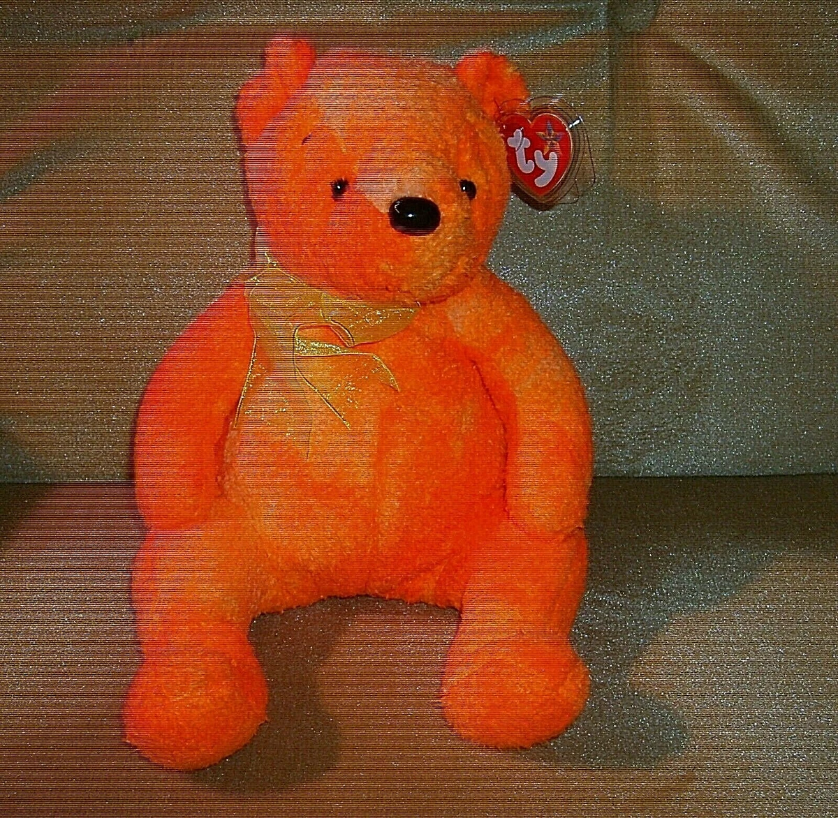 Tangerine bear sales stuffed animal
