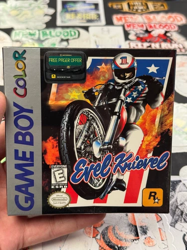 SEALED RARE NINTENDO GAME BOY COLOR GAME - EVEL KNIEVEL