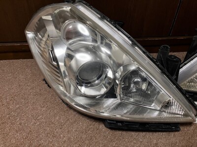 日産 ティーダ 純正 SC11 C11 ラティオ HIDキセノン ヘッドライト Nissan 05 TIIDA C11 SC11 HID Headlights Lamps Lights Set JDM OEM