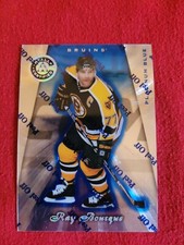1997-98 Totally Certified Platinum Blue Hockey Ray Borque 🏒 Coating On #'d SP