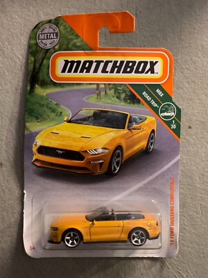 18 FORD MUSTANG CONVERTIBLE - MBX ROAD TRIP - 1/20 - 2019 MATCHBOX