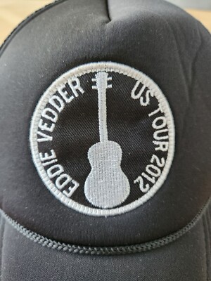 Rare Eddie Vedder US Tour 2012 Trucker Hat Cap Pearl Jam | eBay