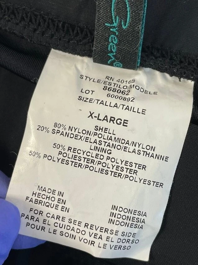 Aqua зеленый женщин плавать юбка черный размер XL - Изображение 4 из 4