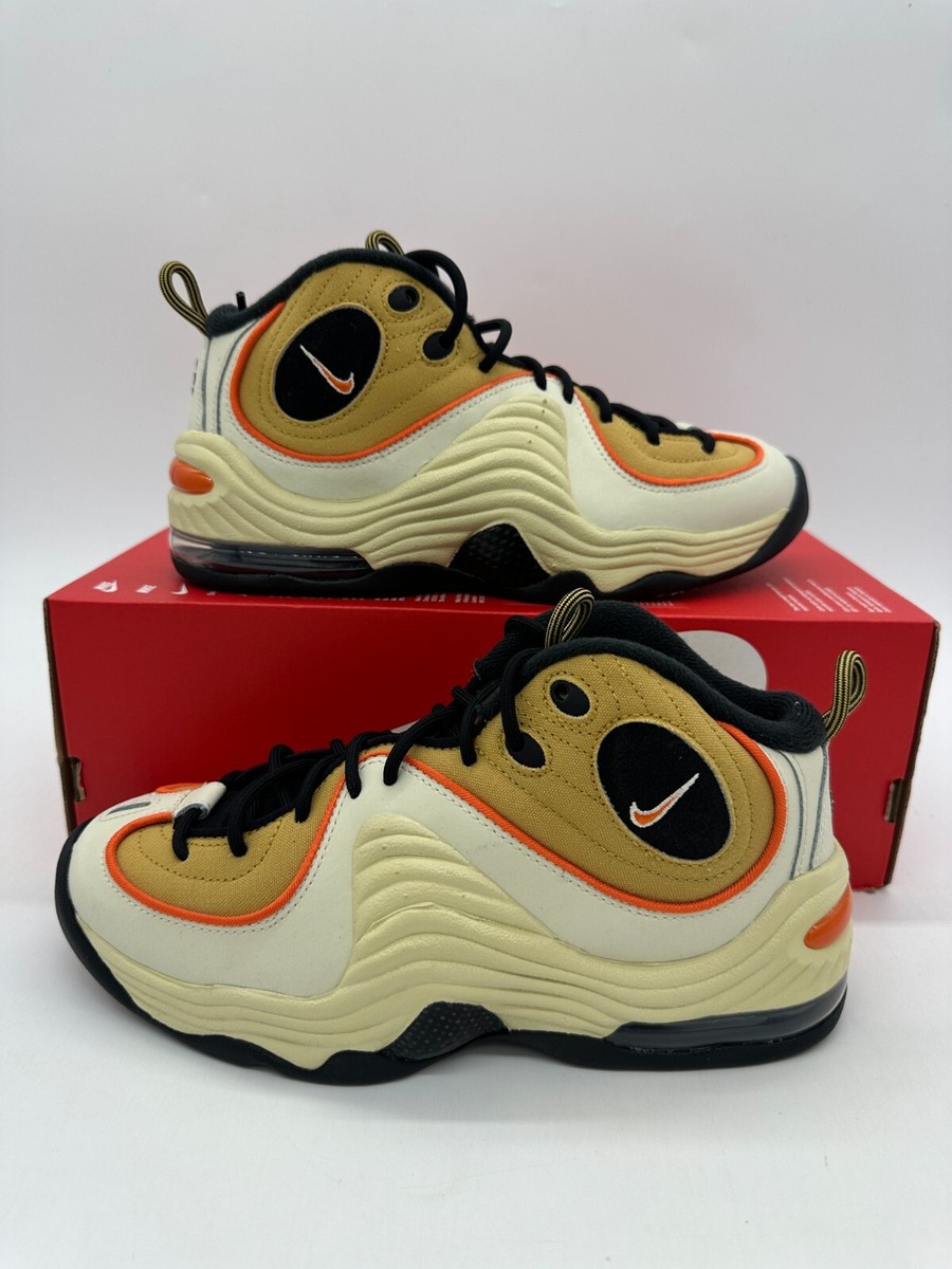 シューズ(男性用) NIKE AIR PENNY 2 27cm wheat gold 26.5 Nike Air Penny 2 Wheat Gold Safety Orange DV7229-700 Mens
