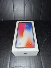 Empty Box For Apple iPhone X 256GB Silver OEM Empty Box Only 