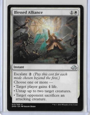 MTG Blessed Alliance Eldritch Moon (EMN) Uncommon Magic Card #013/205 Unplayed