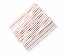 60 Pcs 12 Inch Wooden Dowel Rods Natural Unfinished Wood Hardwood 3 mm 4 Inch