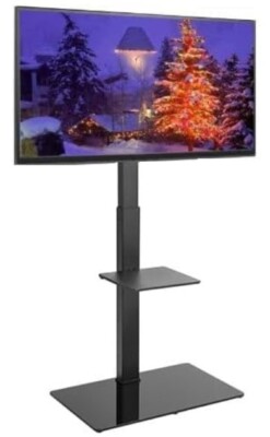 Robuste Boden TV Ständer Halterung mit Ablagen für 37 - 70 Zoll LCD LED