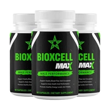 (3 Pack) Bio X Cell Pills for Men BioXCell Advanced Male Support Supplement 60ct