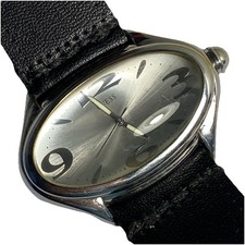 Guess G66198L Quartz Vintage Analog Oval Case Crystal Bubble Women s Watch