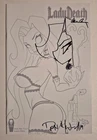 Lady Death: Unholy Ruin #2 (2018, Coffin) NM 1:10 Mendoza Variant Signed/Sketch