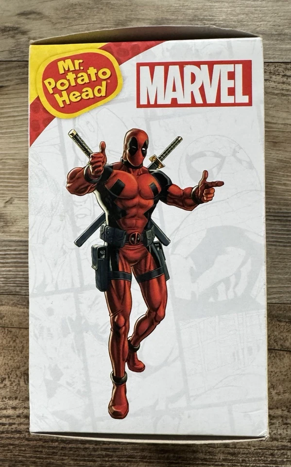2014 - Mr. Figura Marvel Potato Head Deadpool 🌟 ¡¡DESCONTINUADA RARA Y SELLADA!!! Foto 2 de 4
