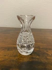 VTG WATERFORD Crystal Small Flower/Bud Vase 4"H SIGNED