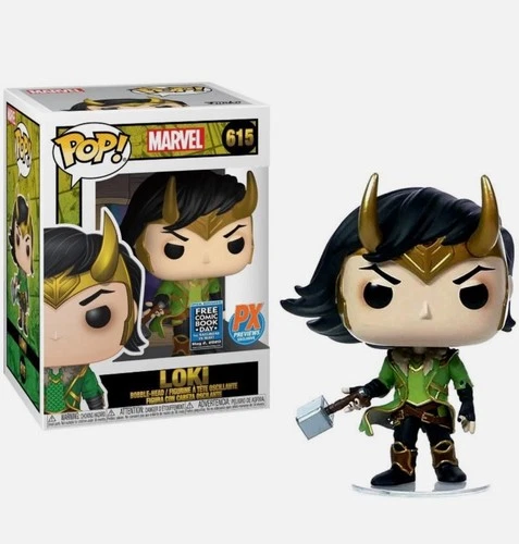 Funko Pop! #615 Loki Marvel 2020 PX Previews Exclusive Comic Book Figure