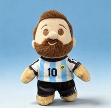 Leo Messi Argentina Football Soccer Plush Doll With Jersey - 15cm