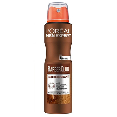 Loreal Men Expert Barber Club Deo Spray Deodorant 48h ohne Aluminium 150ml