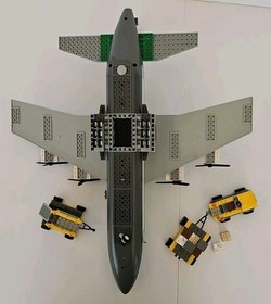 Lego Cargo Plane 7734 City Airport 100% Complete Set 463 Pieces 3 Minifigures