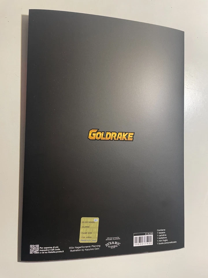 2025 Folder Filatelico Goldrake UFO Robot Tessera Filatelica Foglietto FDC etc. - Immagine 4 di 4