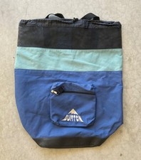 Vintage Ende der 1990er Burton Snowboards Wäsche Tragetasche Rucksack Snowboarden