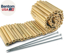 Bamboo 2 Pack Short Fence Outdoor Landscape Edging Flexible Decorative Border 7.