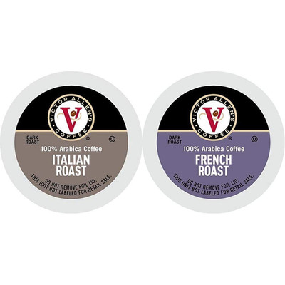 Italian and French Roast Dark Roast Coffee Pods for Keurig (42 Count)