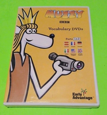 Muzzy Multilingual Vocabulary Early Advantage 2 DVD BBC Mint Children C Descript