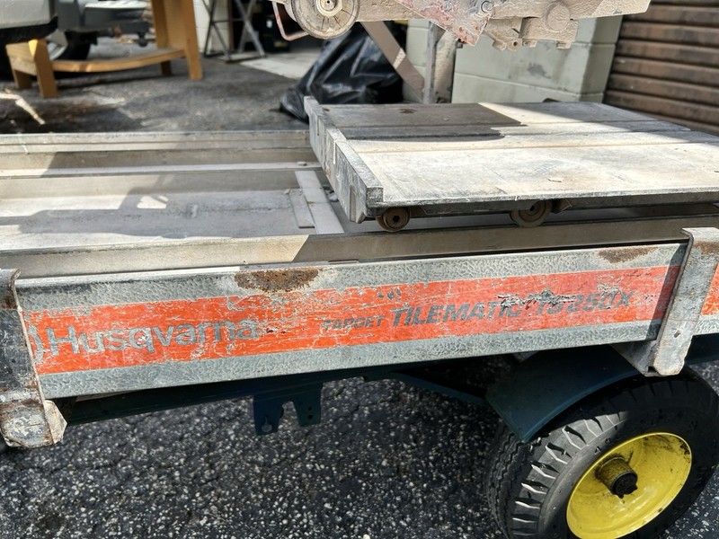 Husqvarna Tilematic TS 250X Corded Electric Wet Tile Saw w/ Sliding Table