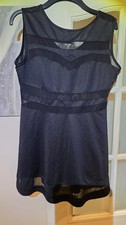  Miusol Ladies Little Black Party Dress – Sheer Panels – 2XL  UK 16–18
