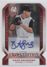 2013 Elite Extra Edition Aspirations Die-Cut Signatures Brad Goldberg Auto 2x6