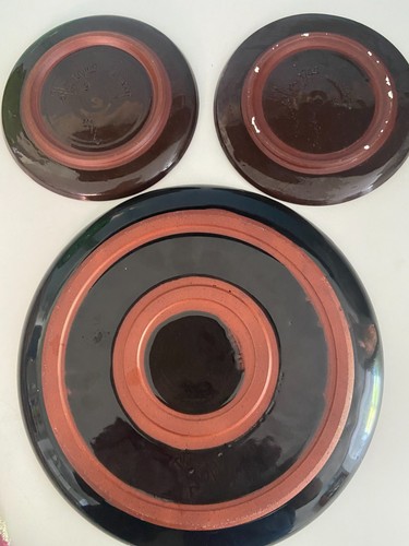3 piatti in ceramica da studio Alvingham Pottery piatti come briglin - Foto 4 di 7