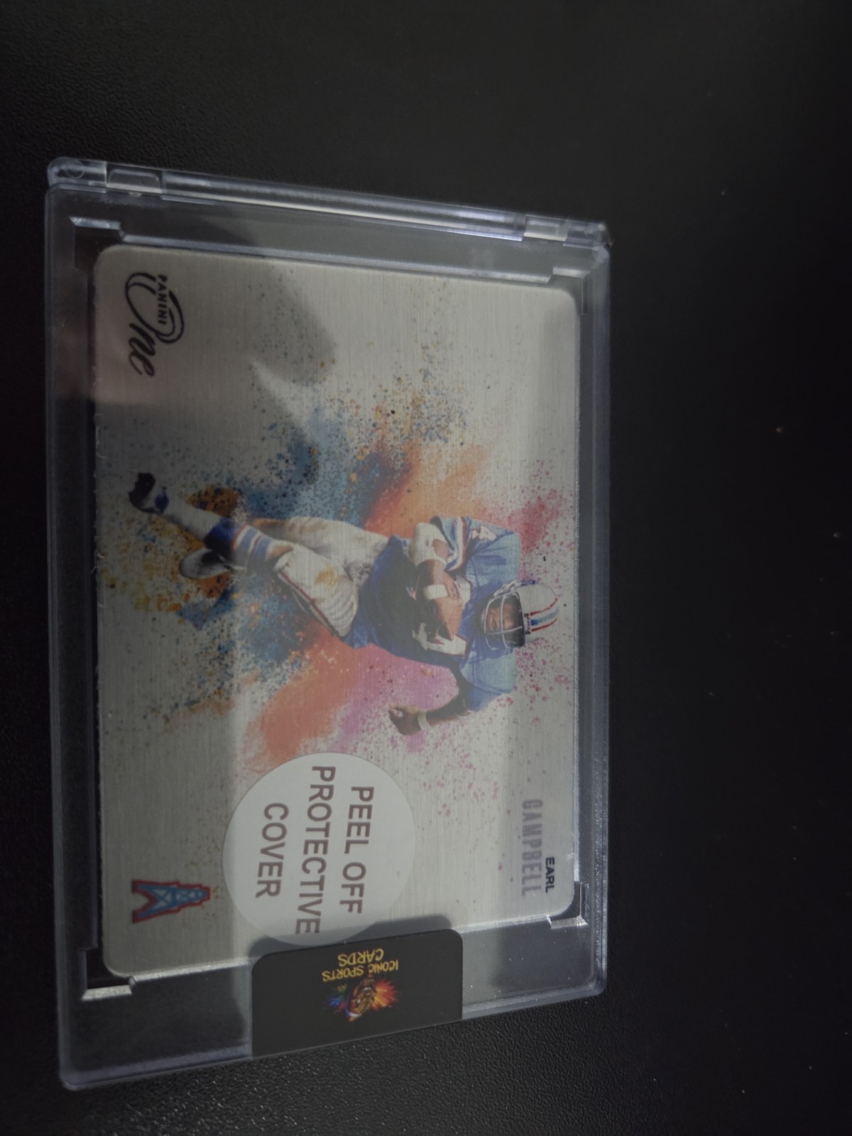 2024 Panini One Earl Campbell Color Blast Case Hit Metal SSP