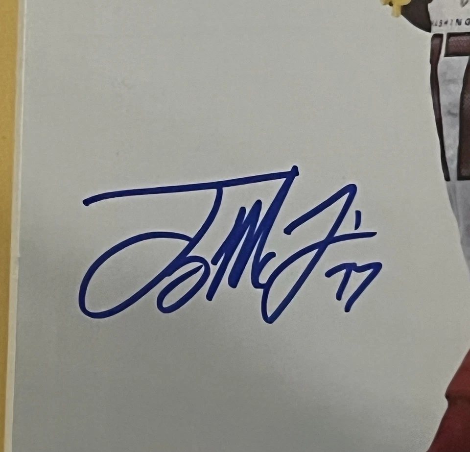 Terry Mclaurin Signed Commanders 8x10 Photo Collage Framed Beckett COA - Image 2 of 4