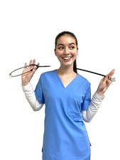 Women Quality Scrubs Uniform Spandex to Buy Top, Pants or Set size XS to 3XL