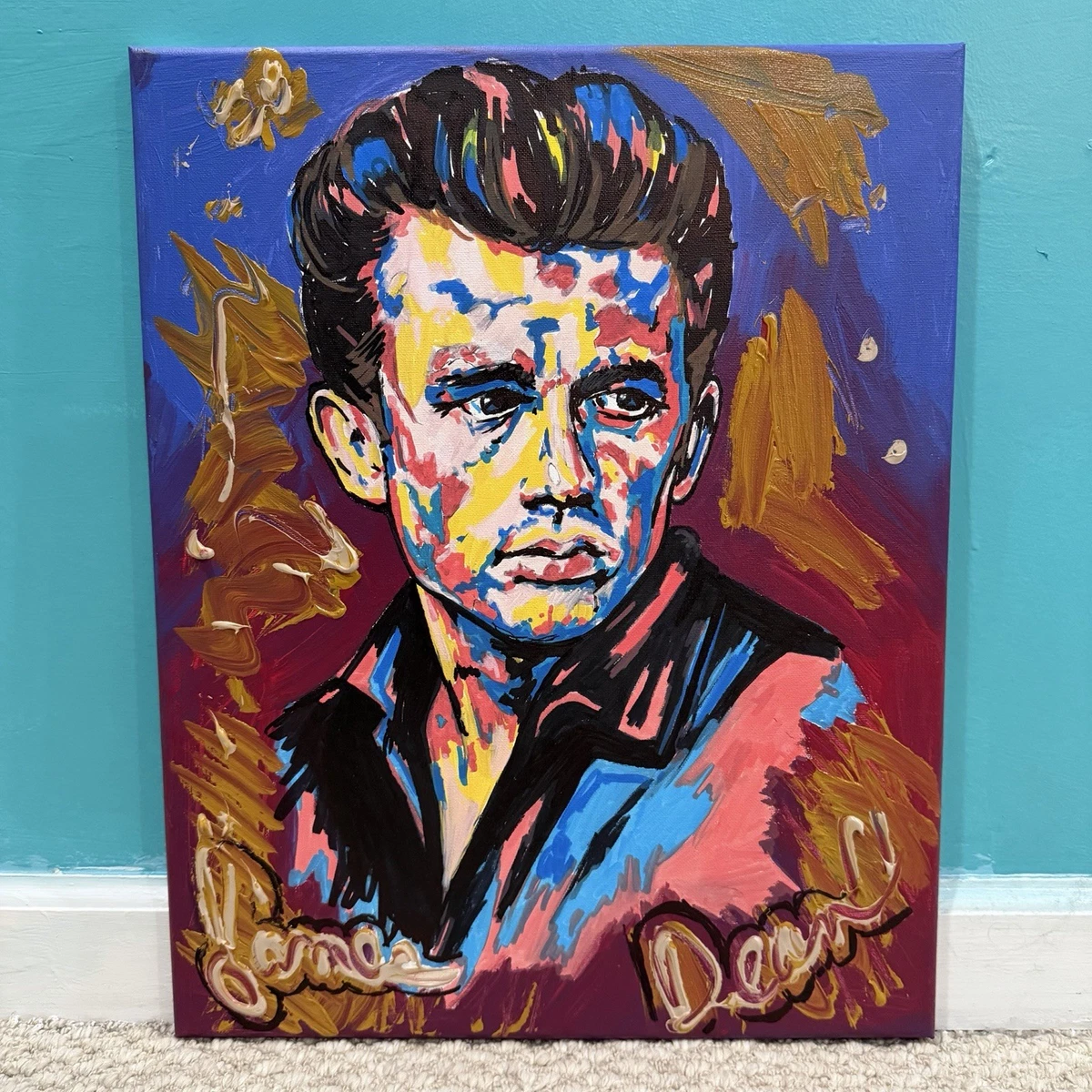 絵画『ジェームス・ディーン』ヘイ平山画 James Dean Art Paintings Signed for sale | eBay