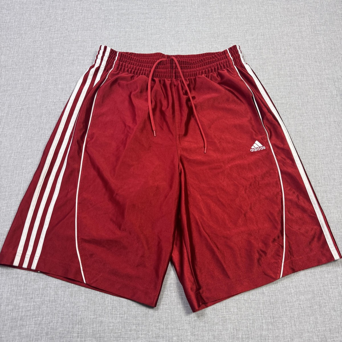 Adidas Dazzle Basketball Shorts Mens 32 Red Athletic  display picture 3