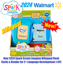 New Spark Create Imagine Bilingual Flash Cards Reader 2 Language Development