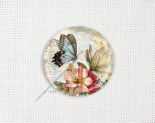 Needle Minder, Butterfly Needle Minder, Cross Stitch