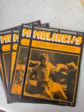 Wolverhampton Wanderers Home Programmes 1975-76 Season Choose From List