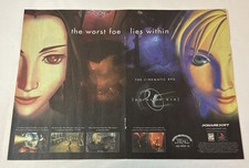 Publicité jeu vidéo deux pages 1998 ~ PARASITE EVE