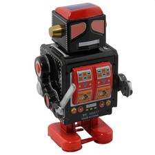 Roboter Black Robot schwarzer BlechRoboter