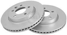 2x Bremsscheibe BESCHICHTET A.B.S. 18128 für VW AMAROK S7B S7A 2HA S1B 2HB S6B