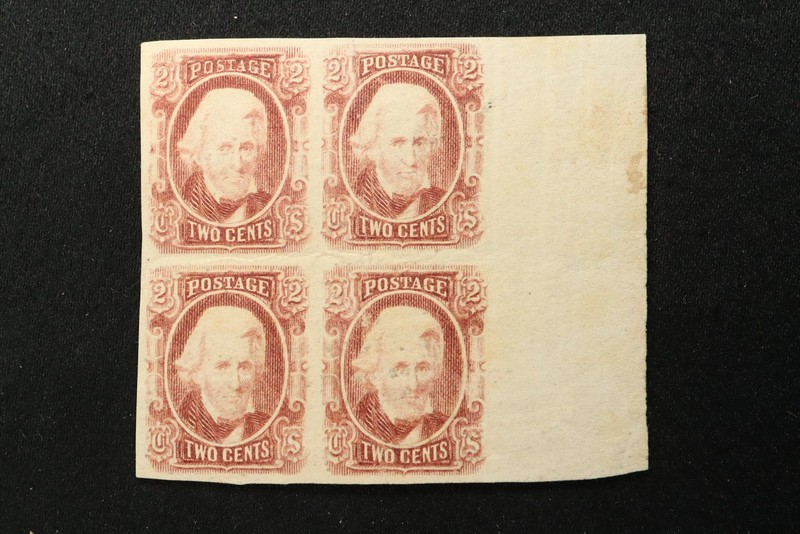 NobleSpirit (TSS) Confederate States CSA #8 2c Jackson Mint Block of 4 = $375 CV