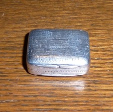 Antique Solid Silver Vinaigrette, Thomas Shaw, Birmingham 1829