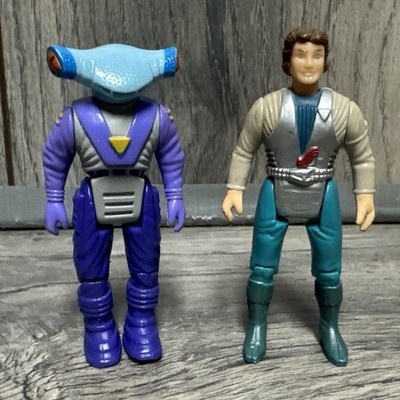 Figurines Dino Riders - Dedeye (Troilus) & Yungstar - Tyco - Neuf Sous Blister